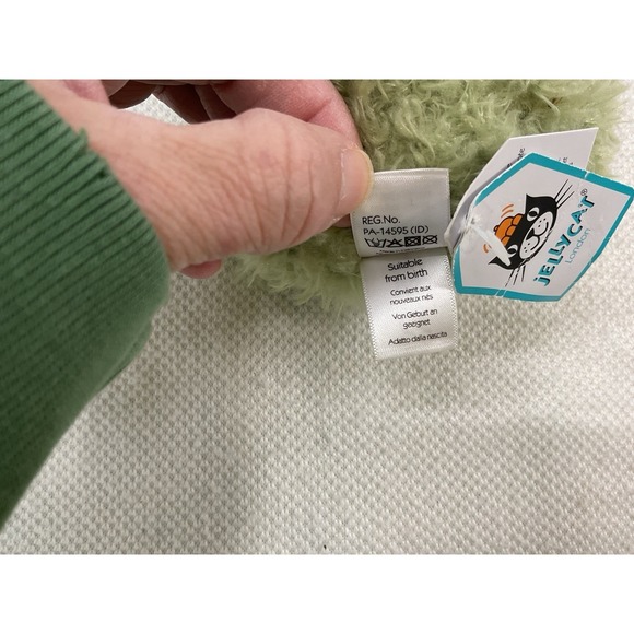 AUTHENTIC Jellycat LITTLE FROG New NWT RETIRED Soft Plush Toy 7" Green Toad Pond - Picture 9 of 10